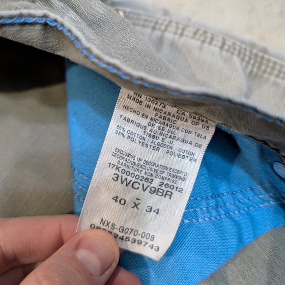 Y2K Wrangler Riggs Cool Vantage Work Pants Men's 40x34 (40x32) Flaws Workwear - Picture 6 of 10